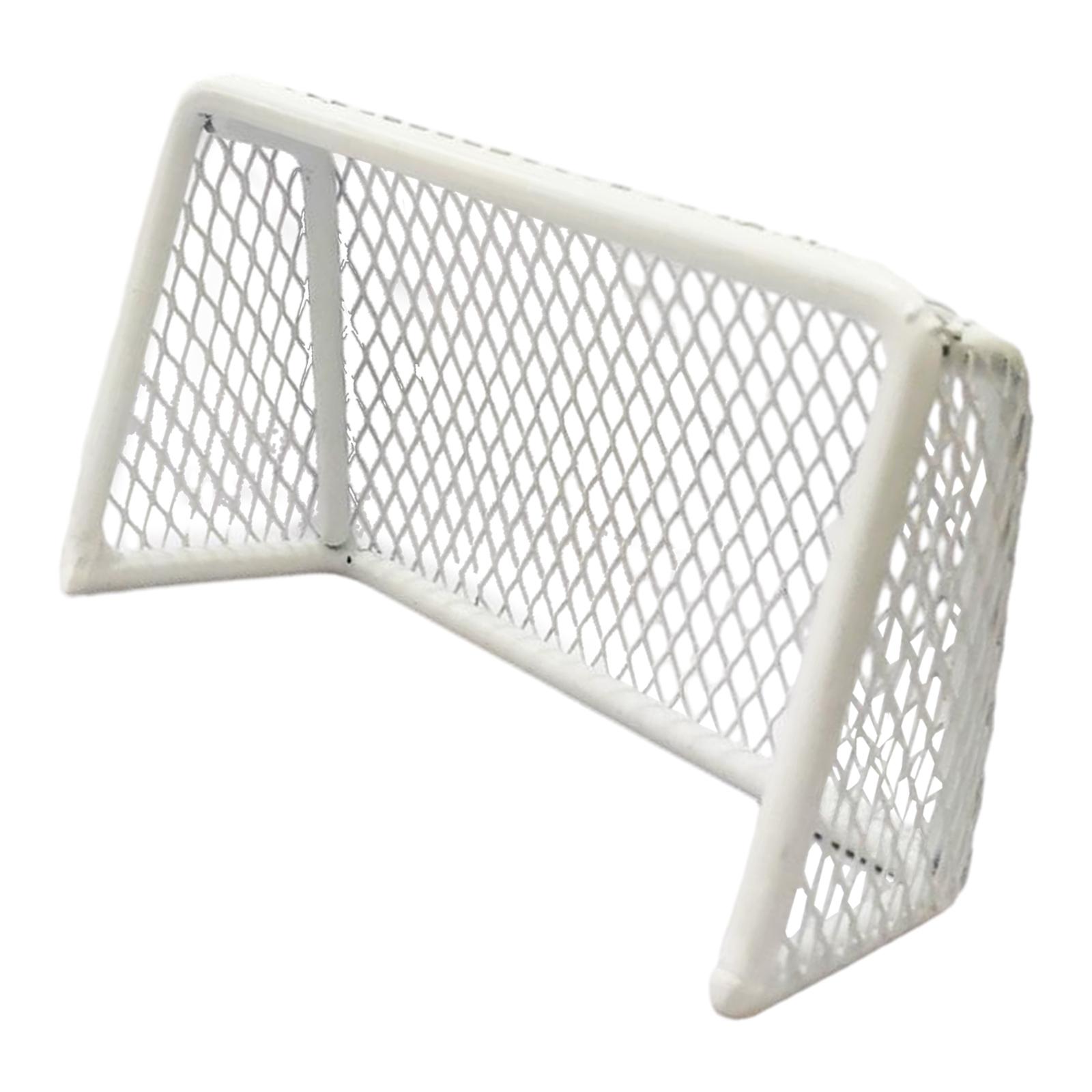 Training Net Mini - Mini voetbaldoel van roestvrij staal, tafelmodel