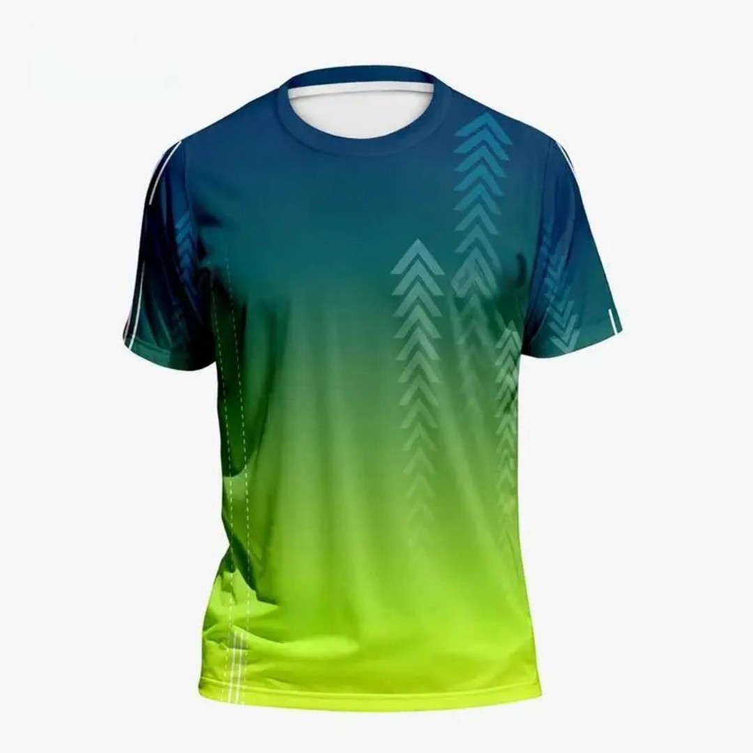 Badminton Wallpaper - Hot selling heren zomer badmintontraining gradiëntprint