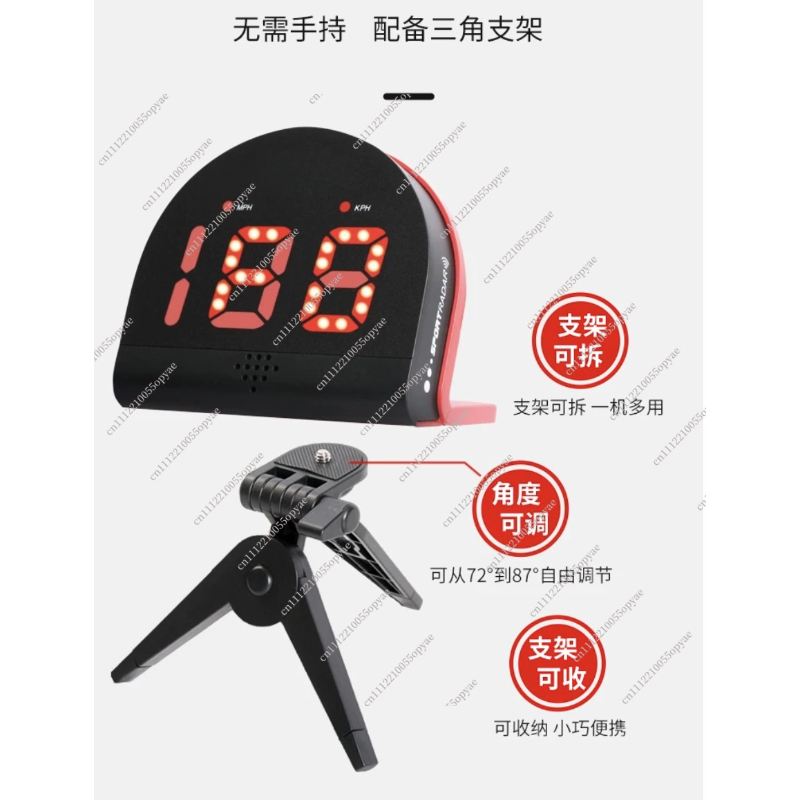 Badminton Velocity - Sport snelheidsmeter tennis golf baseball voetbal