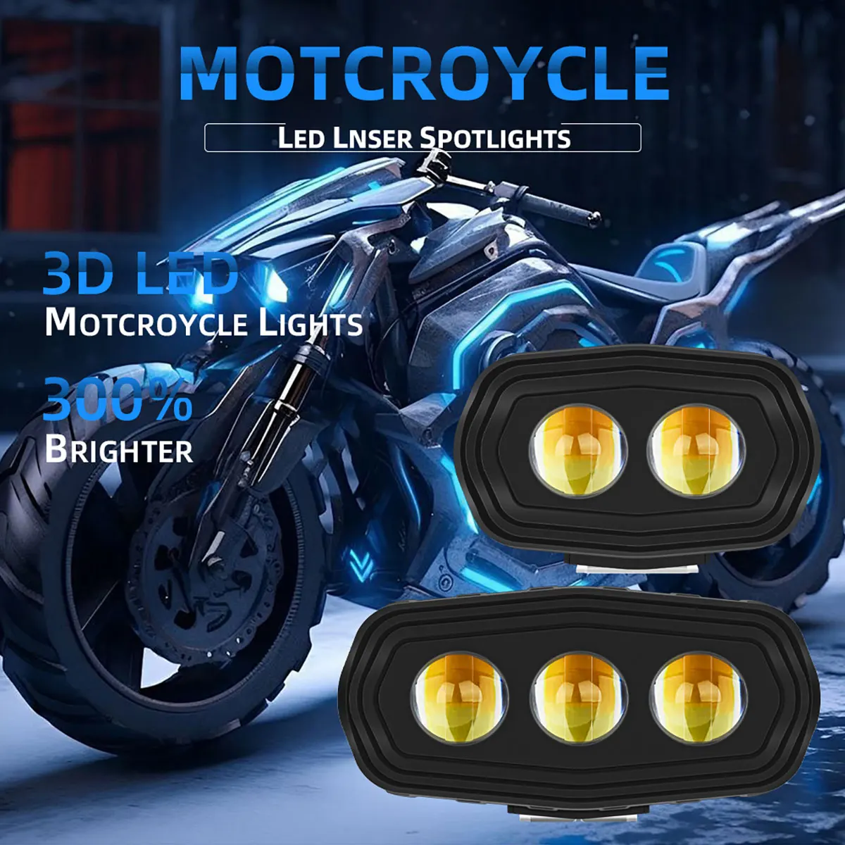 Lens 3LED Spotlight Motorfiets - Badminton Flash recensie en prijs
